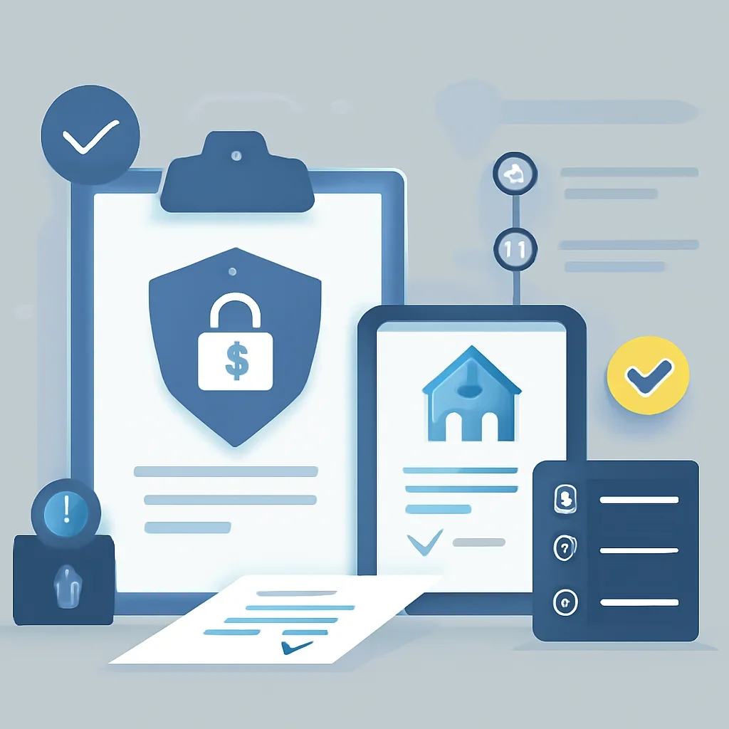 Secure mortgage application workflow with documents and milestone tracking